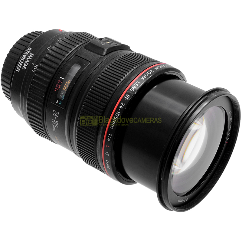 Canon EF 24-105mm f/4 L IS USM – vista laterale