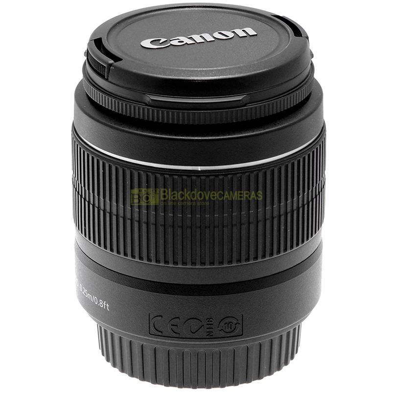 Canon EF-S 18-55mm f/3.5-5.6 IS II – vista laterale