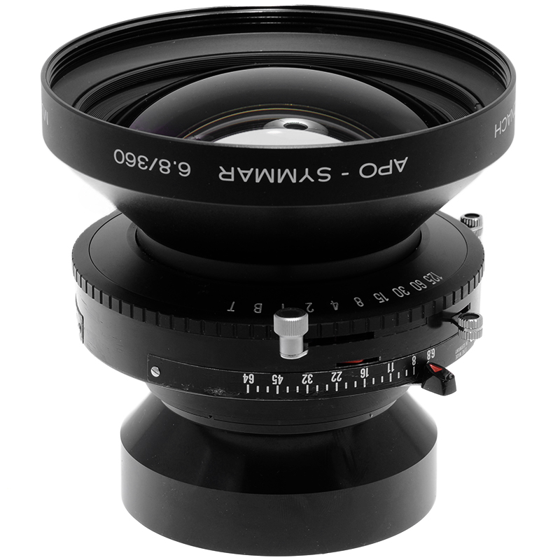Schneider APO-Symmar 360mm f/6.8 – vista laterale