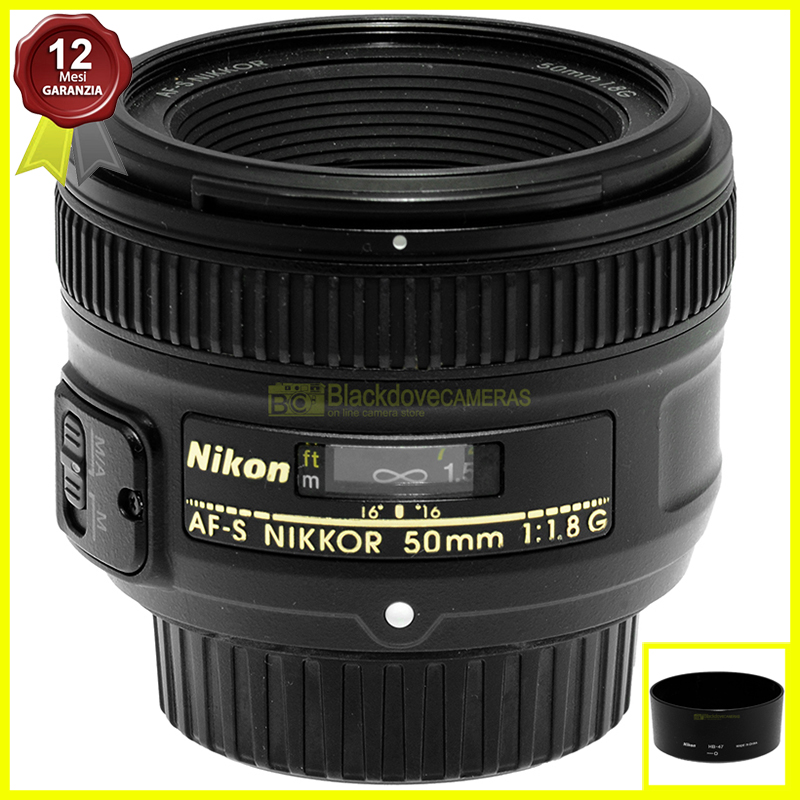 Nikon AF-S 50mm f/1.8 G – vista principale