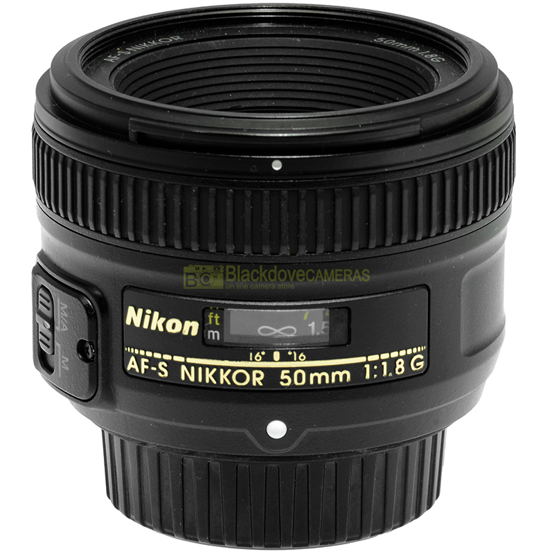Nikon AF-S 50mm f/1.8 G – vista laterale