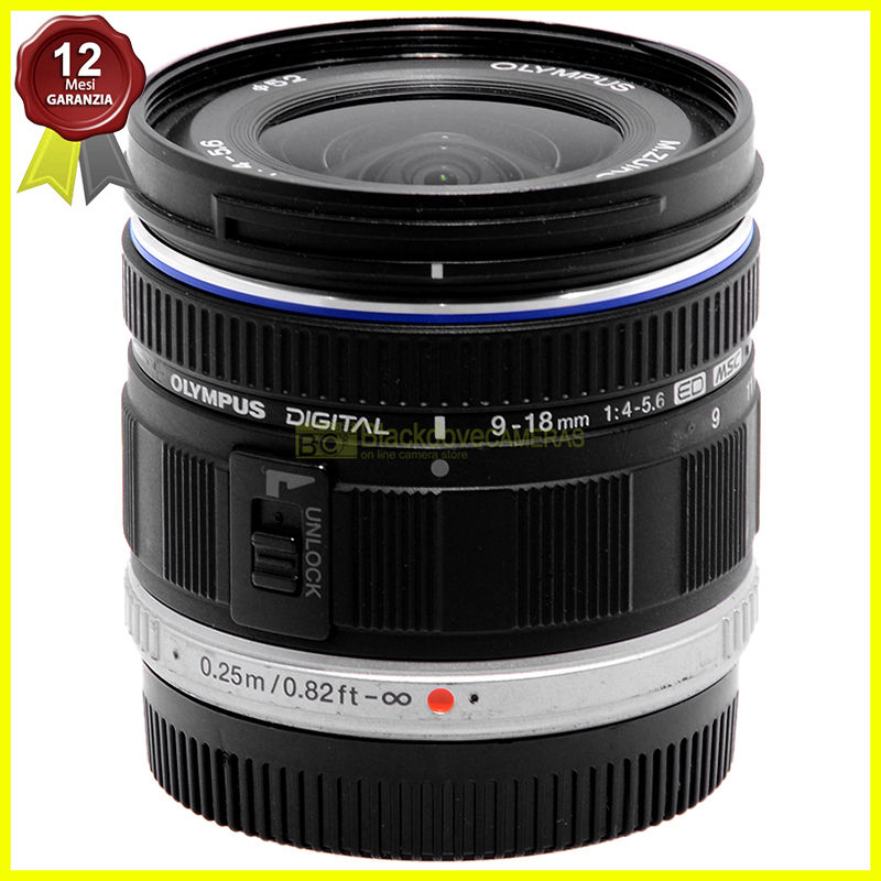 Olympus M.Zuiko 9‑18mm f/4‑5.6 ED – vista principale