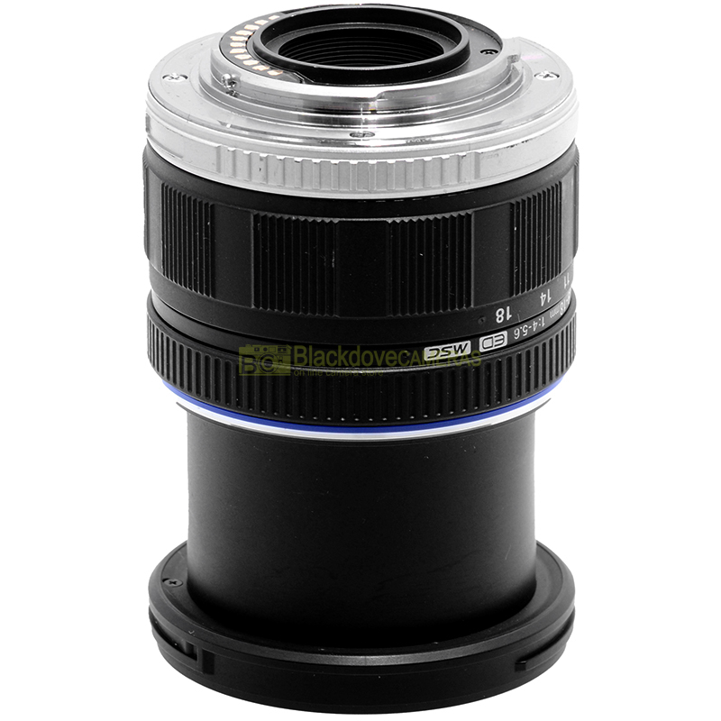 Olympus M.Zuiko 9‑18mm f/4‑5.6 ED – vista laterale