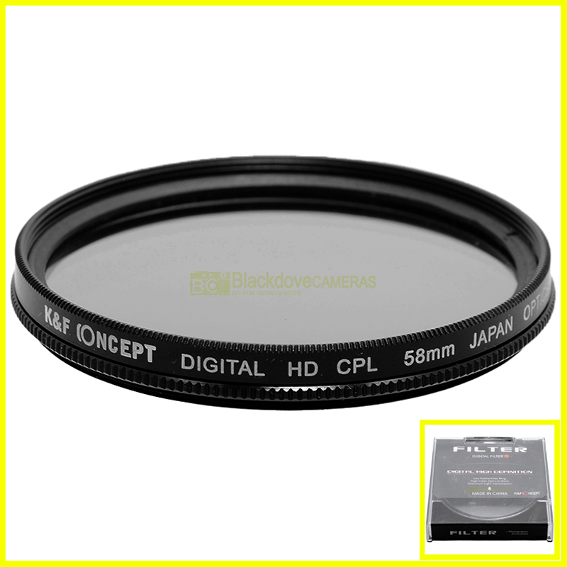 Filtro polarizzatore 58mm K&F – vista principale
