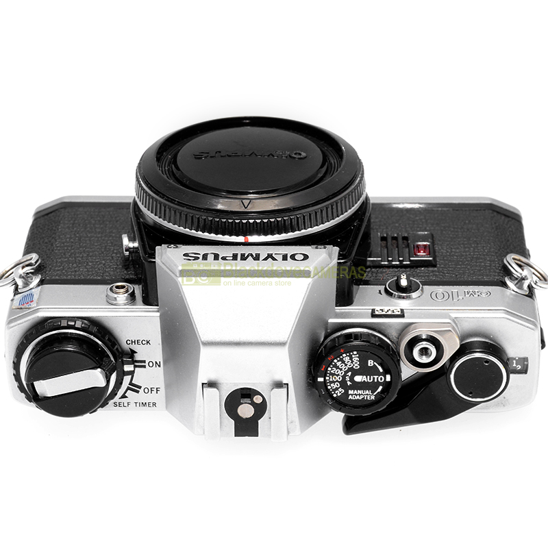 Olympus OM-10 Body Silver vista posteriore