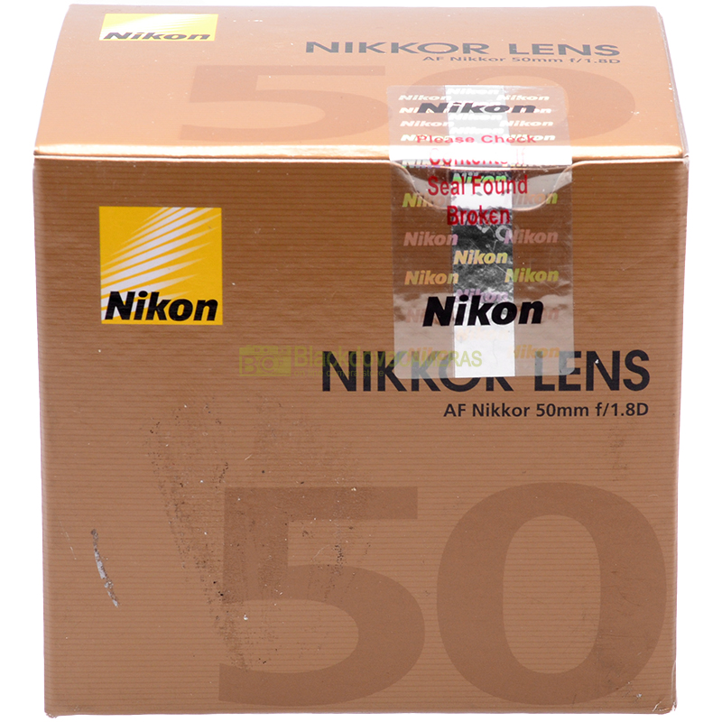 Nikon Nikkor AF‑D 50mm f/1.8 – vista laterale