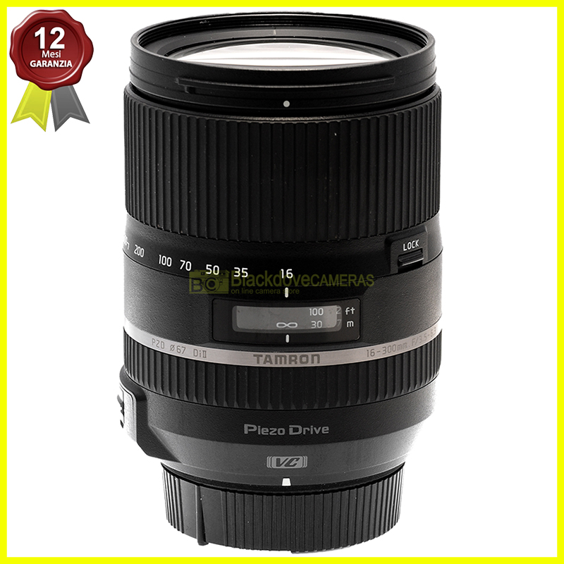 Tamron 16‑300mm f/3.5‑6.3 Di II VC PZD Macro per Nikon DX