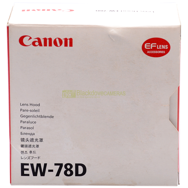 Canon EW‑78D – vista laterale