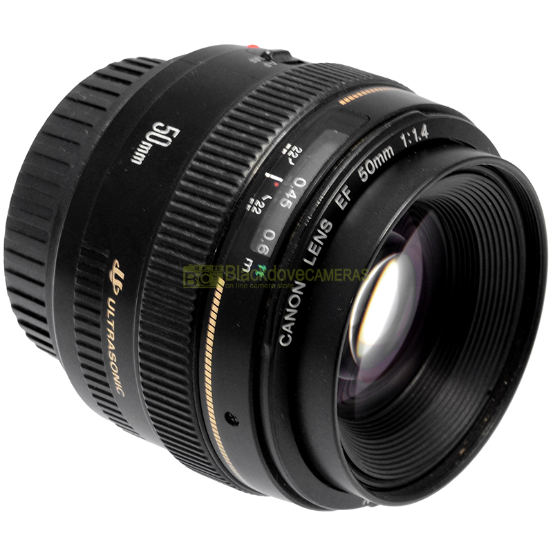 Canon EF 50mm f/1.4 USM – vista posteriore attacco EF