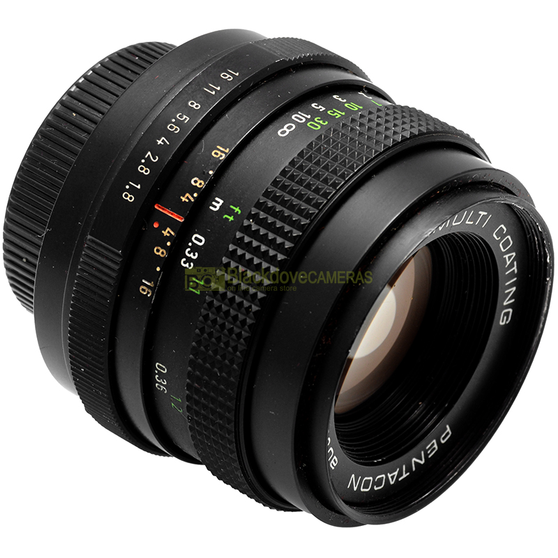 Pentacon 50mm f/1.8 Auto M42 – vista frontale