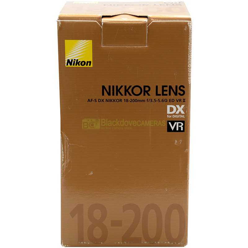 Nikon AF S DX 18 200mm f/3.5 5.6G ED VR II