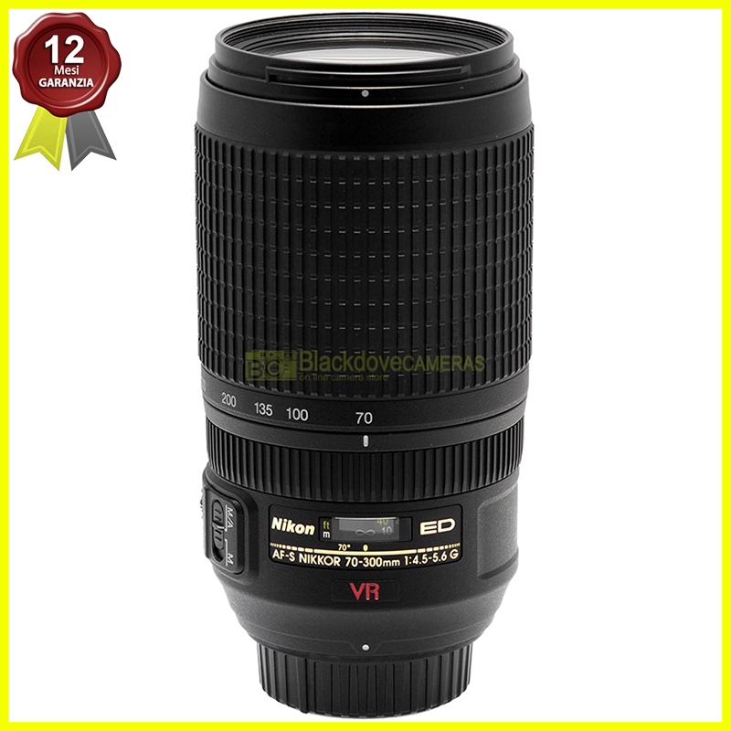 Nikon AF S 70 300mm f/4.5 5.6 G ED VR obiettivo zoom per reflex digitali