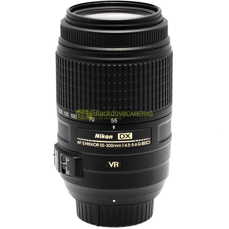 Nikon AF-S 55-300mm DX VR – Vista laterale