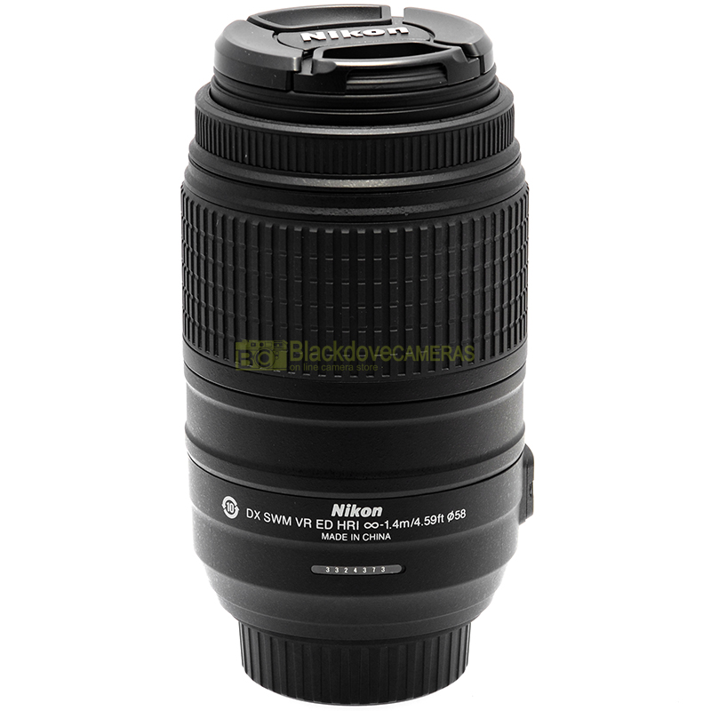 Nikon AF-S 55-300mm DX VR – Vista posteriore