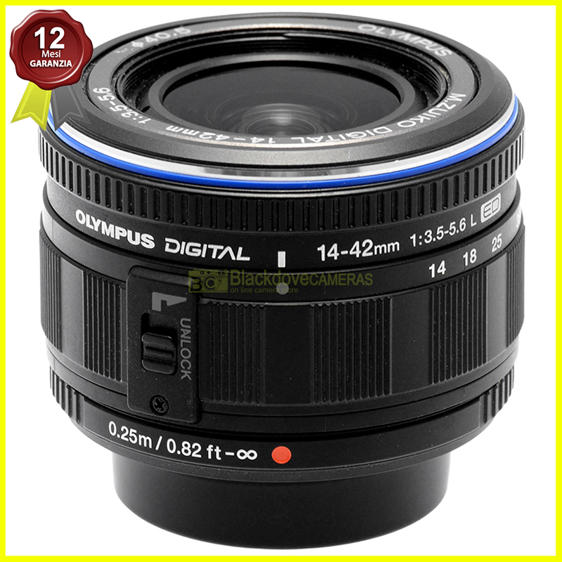 Olympus M.Zuiko Digital 14-42mm f/3.5-5.6 ED Black Obiettivo Micro 4/3 MFT Zoom