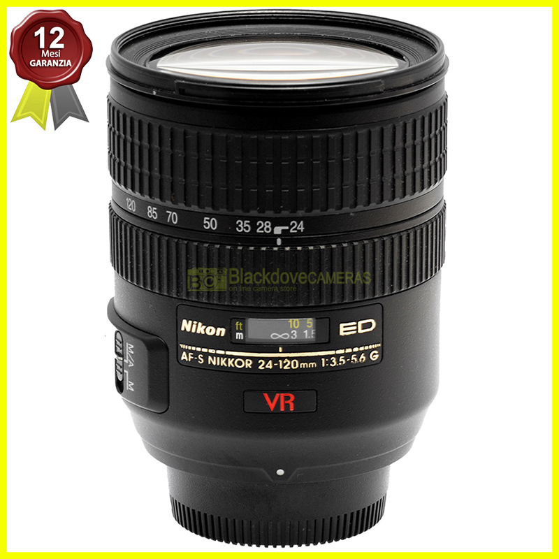 Nikon AF-S Nikkor 24-120mm f/3.5-5.6 G ED VR Obiettivo Zoom FX per Reflex Testato