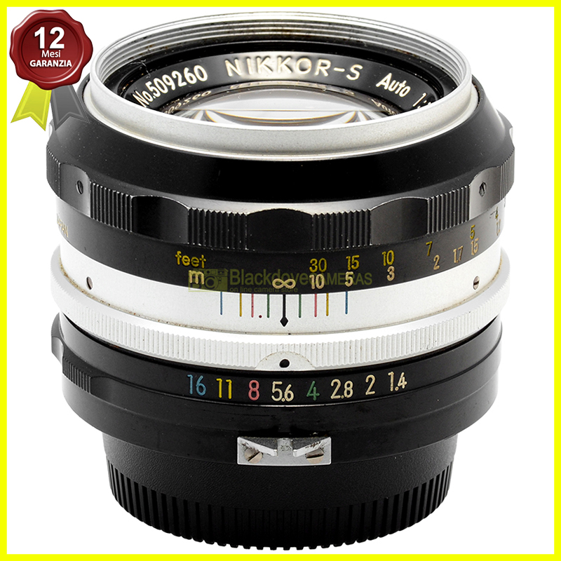 Nikon Nippon Kogaku Nikkor-S 50mm f/1.4 Obiettivo Reflex F Pre-AI Vintage Testato