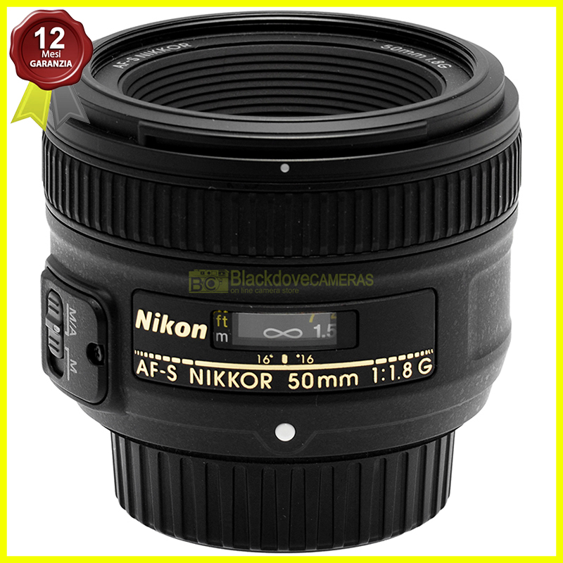 Nikon AF-S 50mm f/1.8 G – vista principale