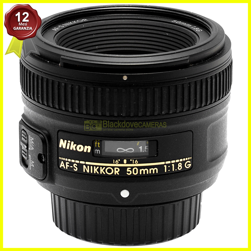Nikon AF-S 50mm f/1.8 G – vista principale