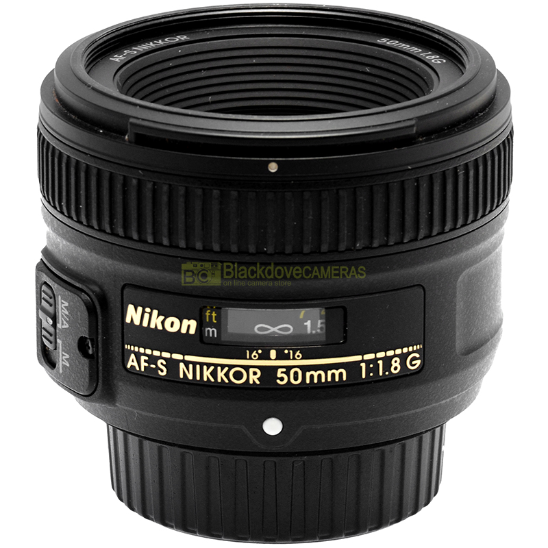 Nikon AF-S 50mm f/1.8 G – vista laterale