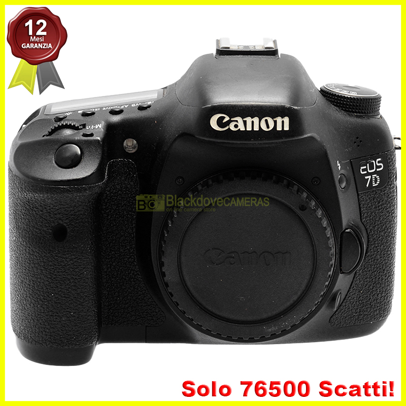 Canon EOS 7D Fotocamera Digitale Reflex 76.500 Scatti