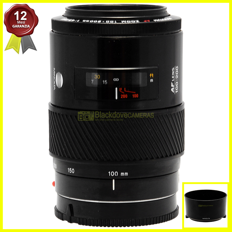 Minolta AF 100-200mm f/4.5 Obiettivo Full Frame A-Mount per Sony Testato