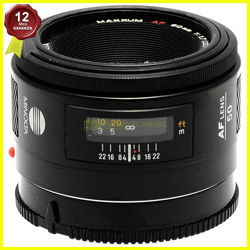 Minolta AF 50mm f/1.7 Obiettivo standard Luminoso per Sony A-Mount e Minolta AF