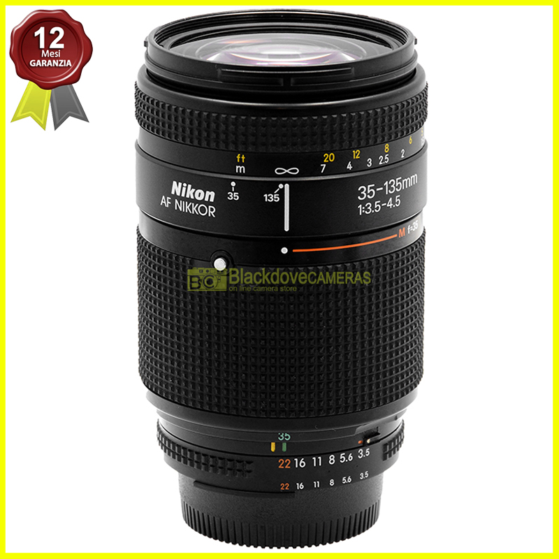 Nikon AF Nikkor 35-135mm f/3.5-4.5 Macro Obiettivo Zoom Full Frame FX