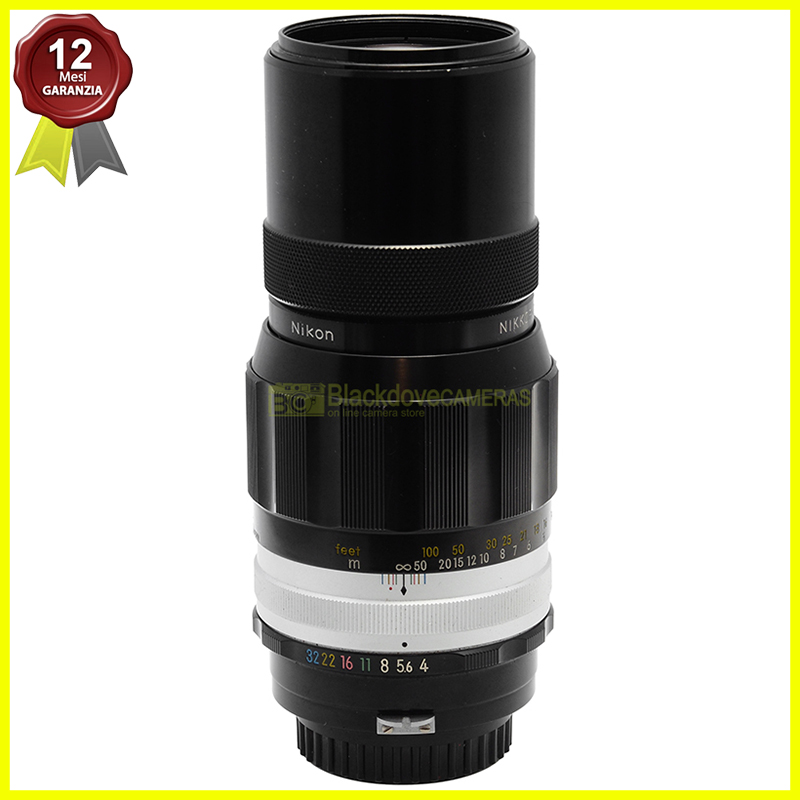 Nikon Nippon Kogaku Nikkor 200mm f/4 vista principale