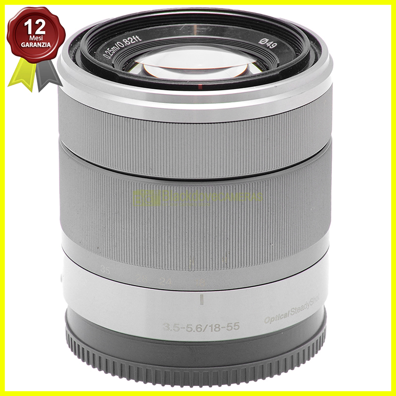 Sony E 18-55mm f/3.5-5.6 OSS Silver SEL1855 Obiettivo Stabilizzato E-Mount Testato