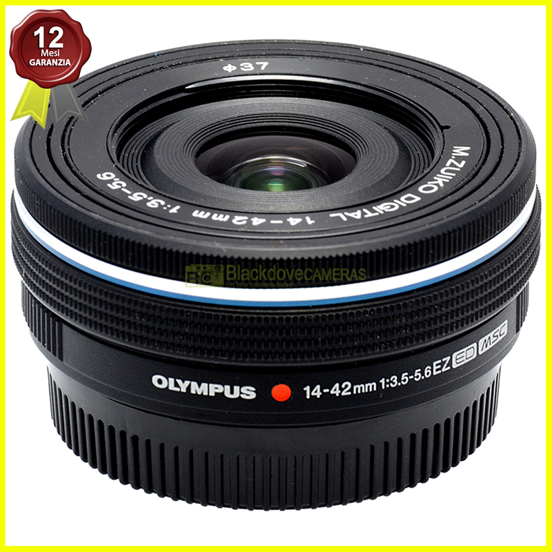 Olympus Zuiko 14‑42mm f/3.5‑5.6 EZ ED MSC Black Obiettivo Micro 4/3 MFT