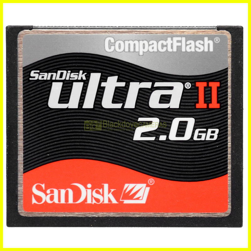 Sandisk Ultra II 2GB Compact Flash Memory Card CF per fotocamere