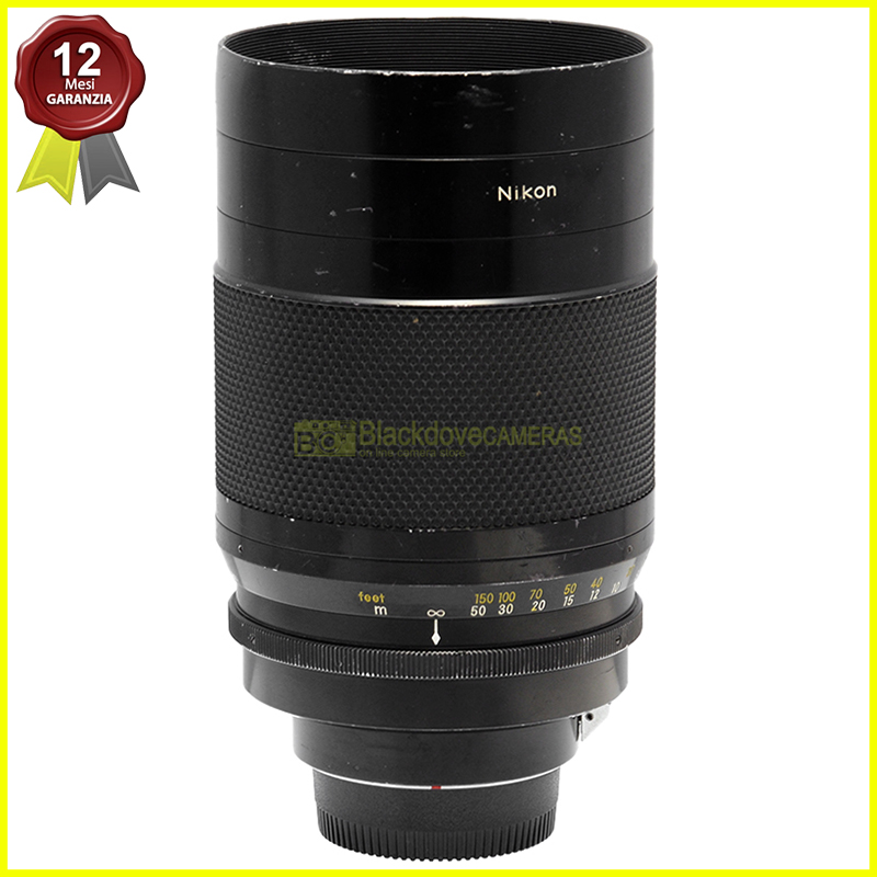 Nikon Reflex Nikkor 500mm f/8 con paraluce Super tele obiettivo catadiottrico