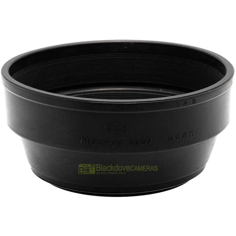 Mamiya RZ67 M645 paraluce a vite M77 vista frontale