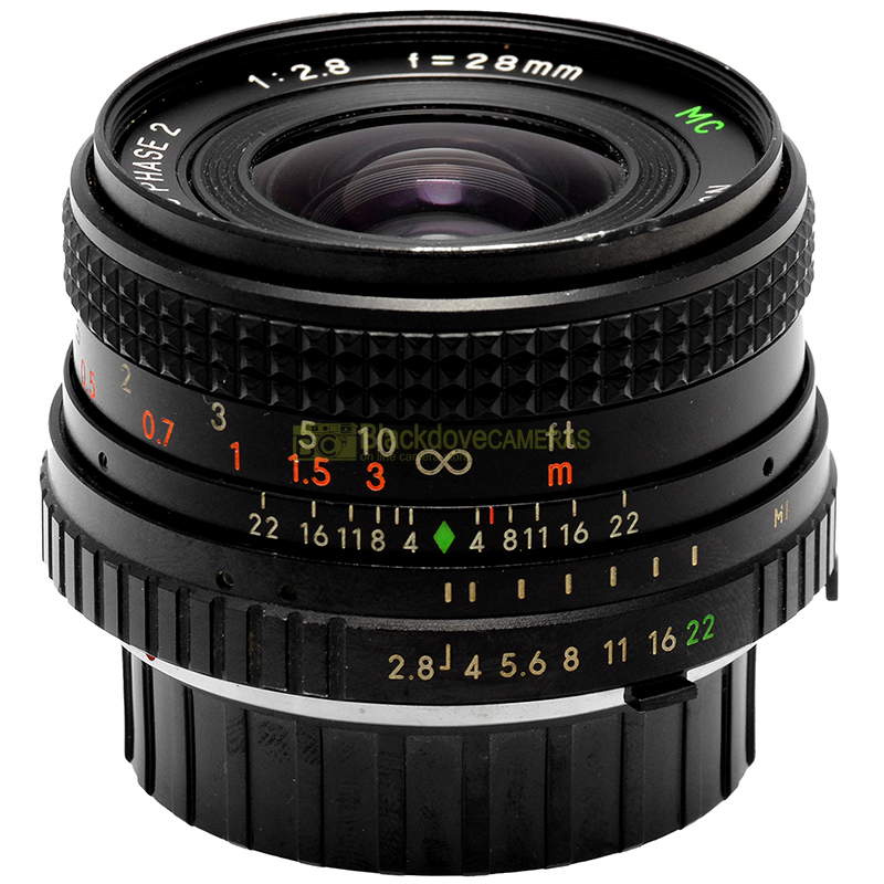 CPC Phase 2 28mm f/2.8 MC Macro vista frontale