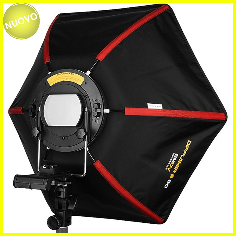 SMDV DIFF50 SPEEDBOX‑S50 Professional 21-Inch 50cm per flash con slitta