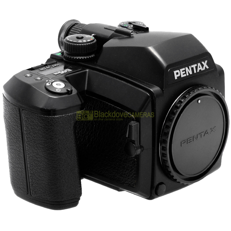 Pentax 645N dettaglio comandi superiori