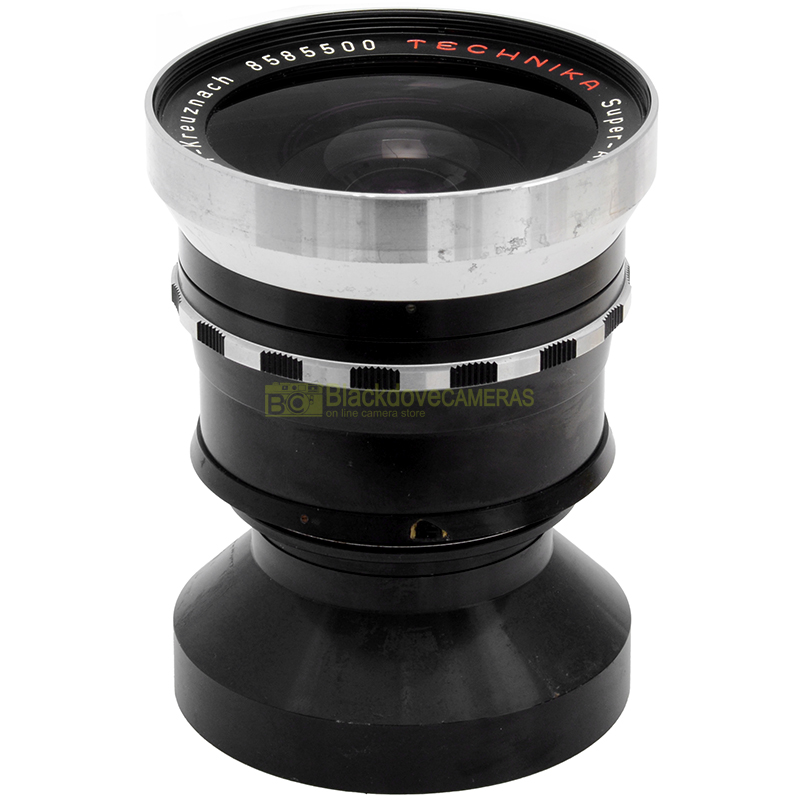 Schneider Super Angulon 121mm f/8 vista laterale