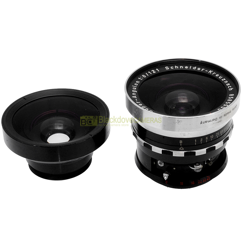 Schneider Super Angulon 121mm f/8 vista completa