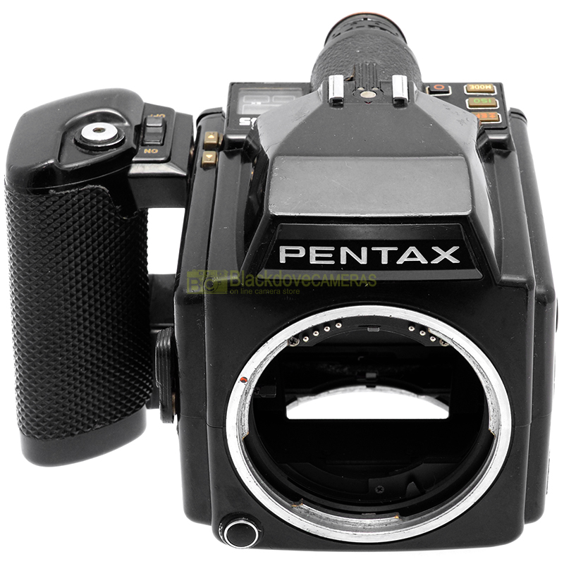 Pentax 645 body dettaglio pulsanti laterali