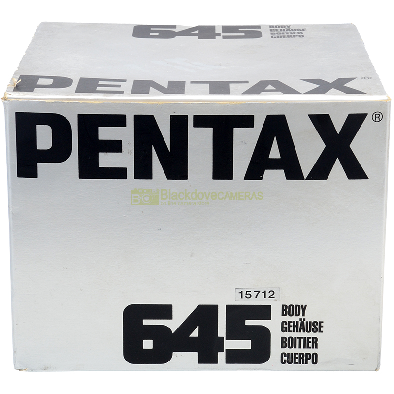 Pentax 645 body vista completa