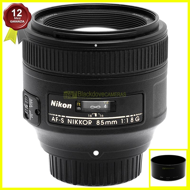 Nikon AF-S Nikkor 85mm f/1.8G teleobiettivo da ritratto FX DX full frame