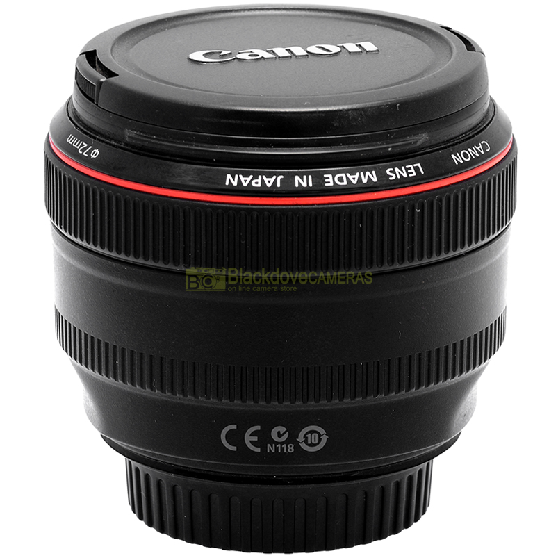 Canon EF 50mm f/1.2L USM vista superiore