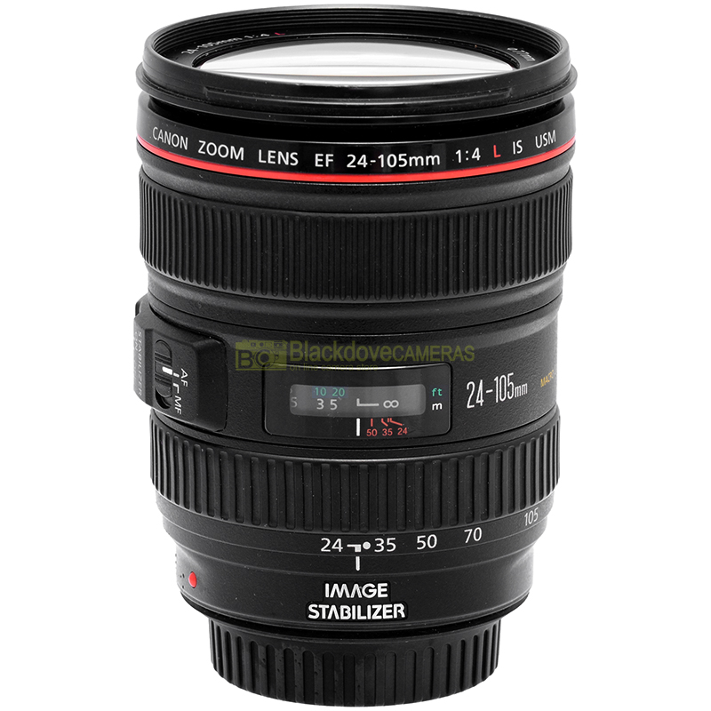 Canon EF 24-105mm f/4 L IS USM – vista laterale