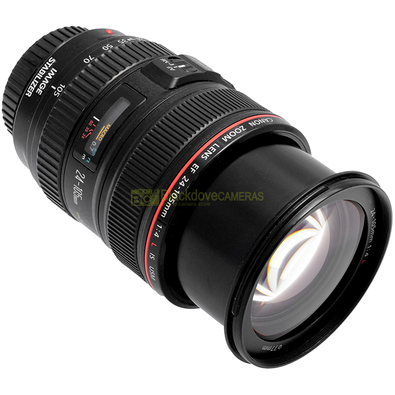 Canon EF 24-105mm f/4 L IS USM – vista laterale