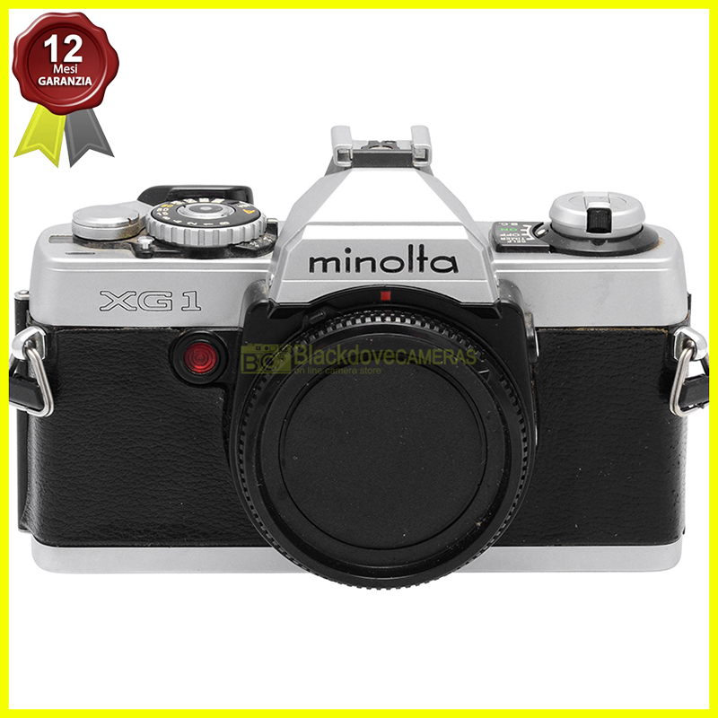 Minolta XG 1 silver fotocamera reflex 35mm automatica otturatore elettronico