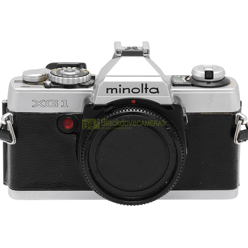 Minolta XG 1 silver vista laterale
