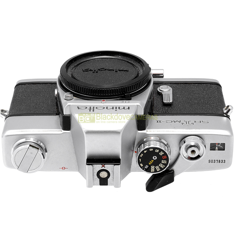 Minolta SRT-MC II silver retro e mirino