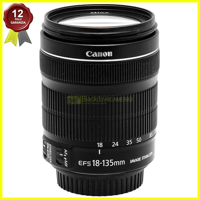 Canon EF-S 18-135mm f3.5-5.6 IS obiettivo zoom stabilizzato per reflex APS-C