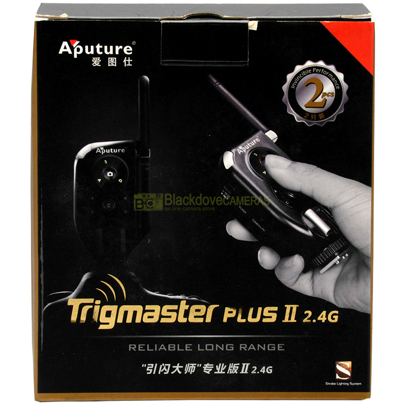 Aputure Trigmaster Plus II vista laterale